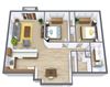 Flickertail I-VI Apartments | Two Bedroom | Plan 21B Flickertail I-VI Apartments | Two Bedroom | Plan 21B